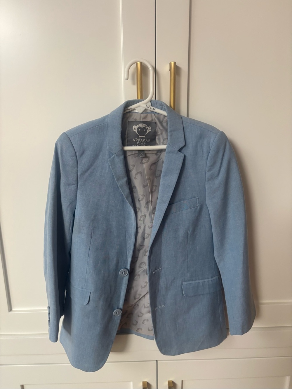 Appaman Light Blue Boys' Blazer Jacket